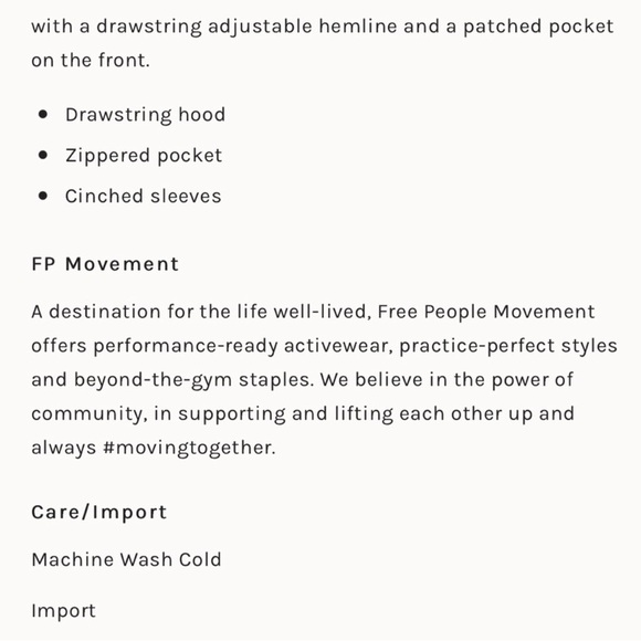 Free People Reach the Summit Hoodie women’s size S - Picture 3 of 11